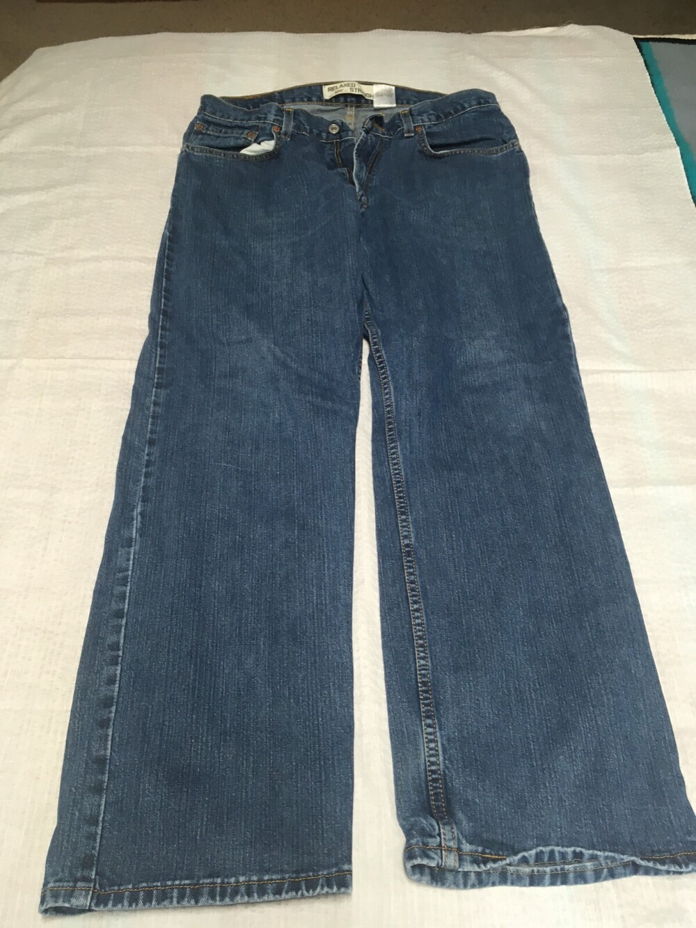 Levis Mens 559 relaxed straight jeans dark wash